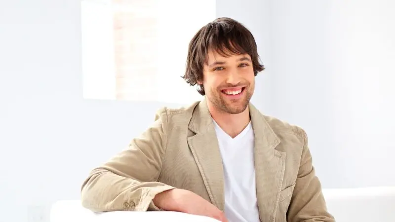 Uomo in una condizione di benessere