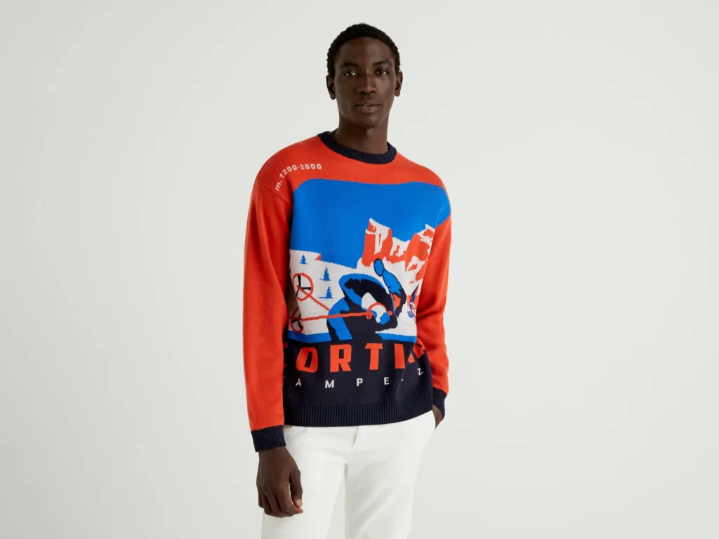 maglione di natale benetton