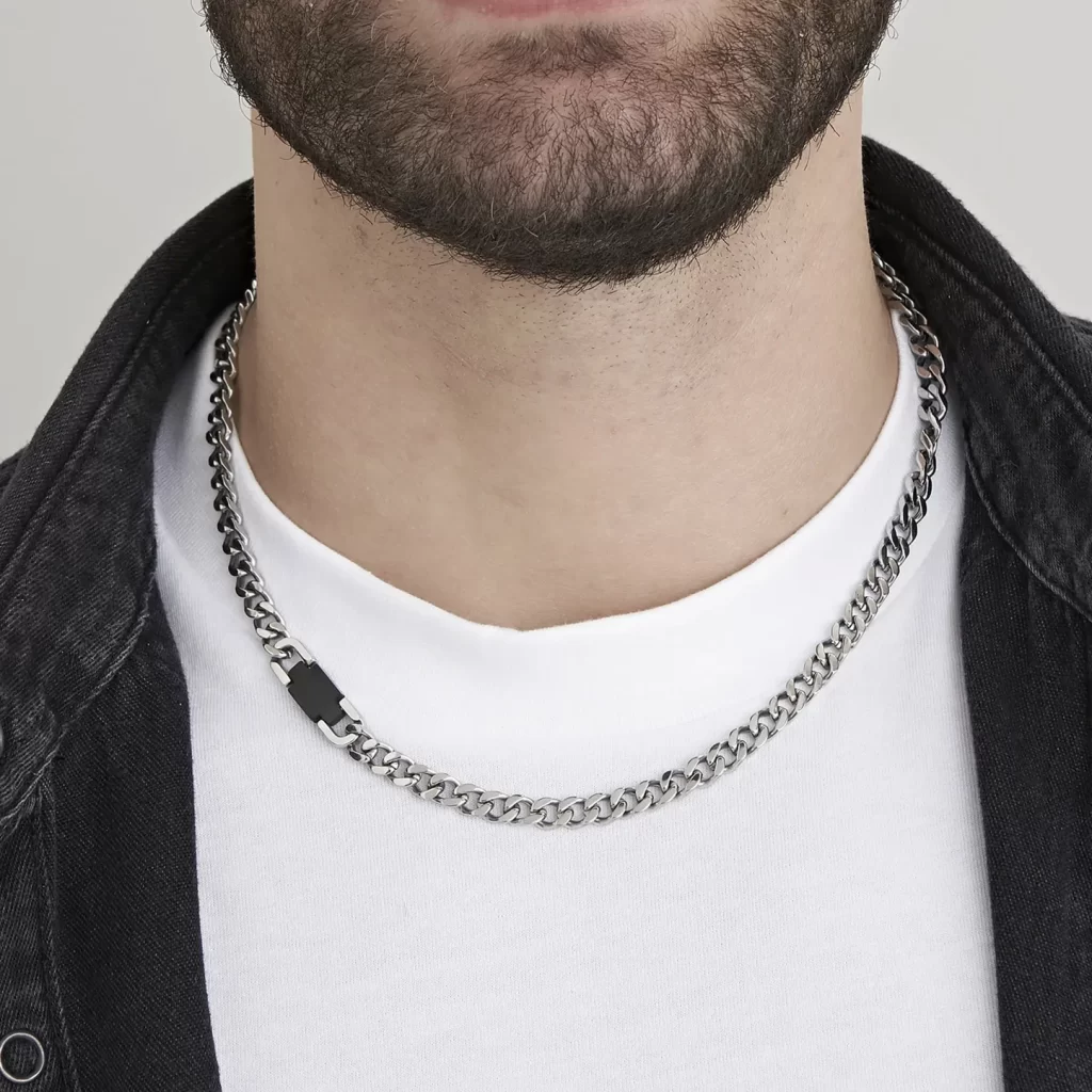 Collana a maglie da uomo Luca Barra
