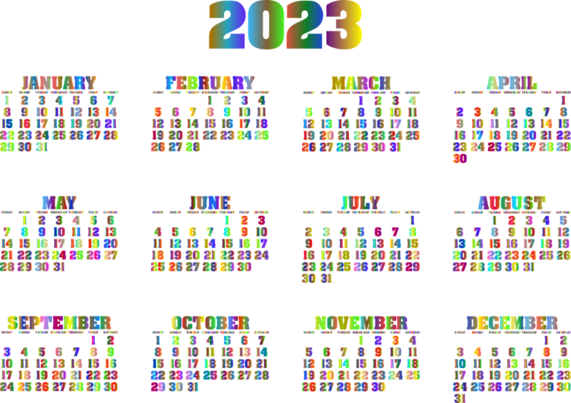 calendario delle feste 2023