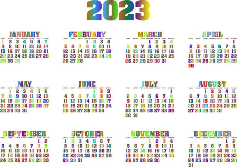 calendario delle feste 2023