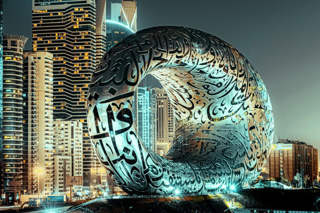 E' Dubai la meta dell'anno 2023, grazie al Museo del Futuro. Photocredit by Denys Gromov da Pexels