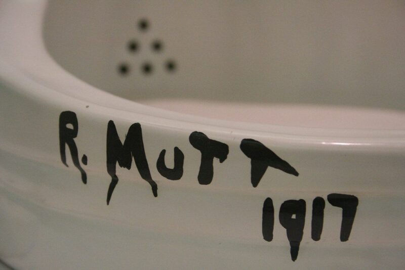 wikipedia dominio pubblico
R. Mutt la fontana, 1917
Duchamp e l'arte concettuale