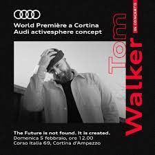 Tom Walker per Audi activesphere, photocredit  Audi Italia Facebook