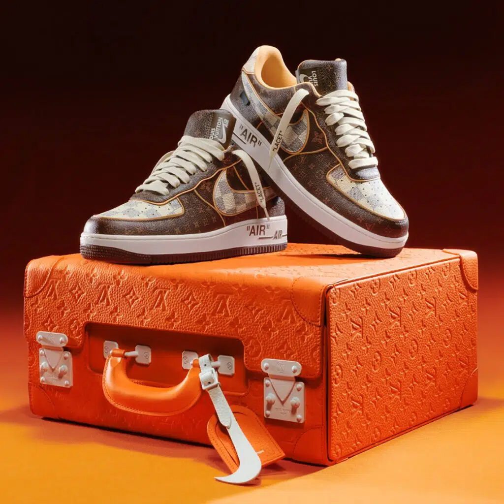 Nike Air Force 1: Louis Vuitton AF1.Photocredit Italianhype.it