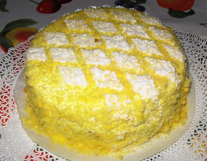 La ricetta della Torta mimosa nell'intervista a ChatGPT. Photocredit FB,Tortamimosa