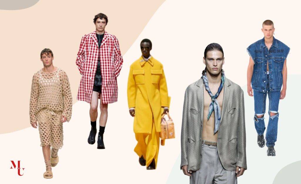 colori moda uomo pe 2023