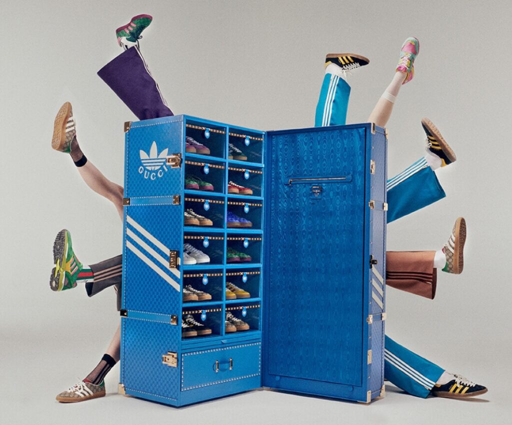 Adidas x Gucci sneakers