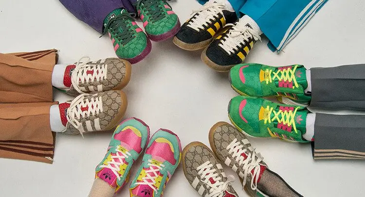 Adidas x Gucci sneakers