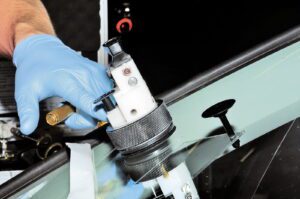 vetro scheggiato auto