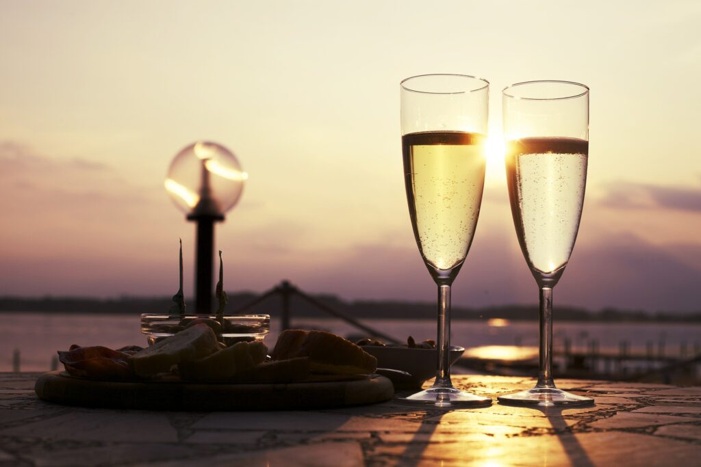 aperitivi in spiaggia con il Prosecco DOC