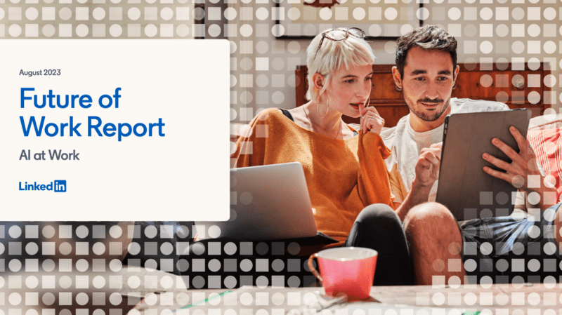 Linkedin Economic Grapht Report AI at work