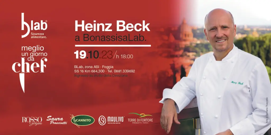 Chef Heinz Beck: Protagonista a BonassisaLab con Focus su Sostenibilità e Sicurezza Alimentare
