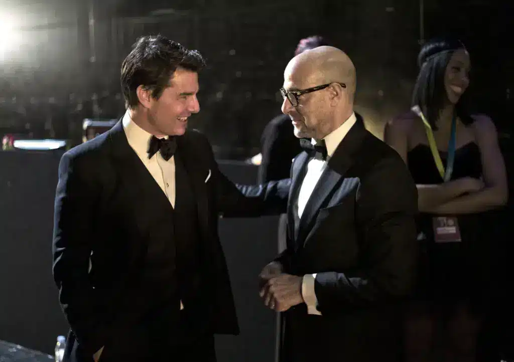 Stanley Tucci e Tom Cruise