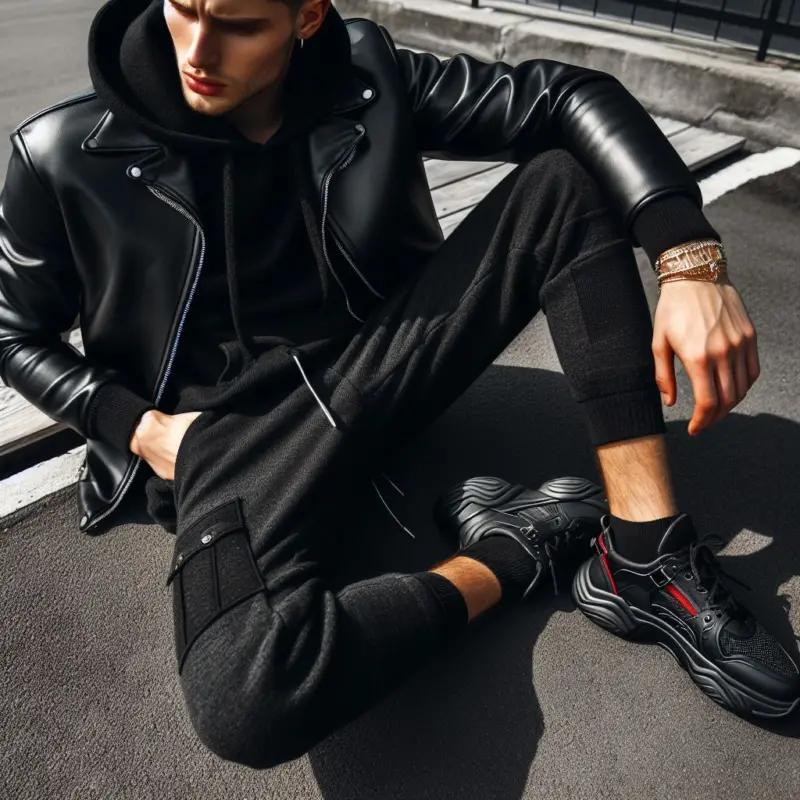 giacca di pelle per uomo look sportivo e dinamico