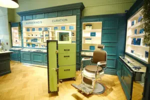Barbershop Barberino's in Madison Avenue, New York