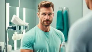 cura del viso di un uomo