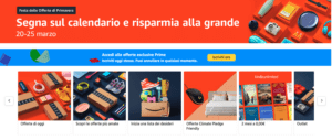 Festa delle Offerte di Primavera di Amazon Italia: Le Date e i Dettagli sugli Sconti di Marzo 2024