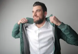 Giacca verde da uomo