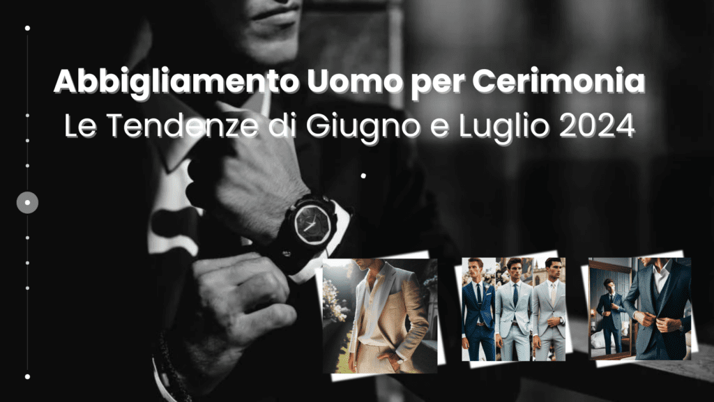 L'estate è alle porte, e con essa arriva la stagione delle cerimonie: matrimoni, battesimi, feste eleganti e eventi speciali che richiedono un abbigliamento all'altezza della situazione