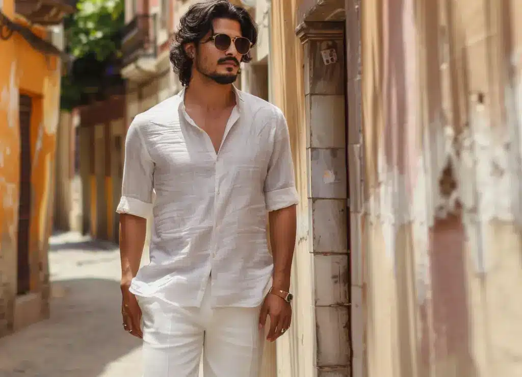 Purezza e Stile: Come Creare il Perfetto Look Total White per Uomo