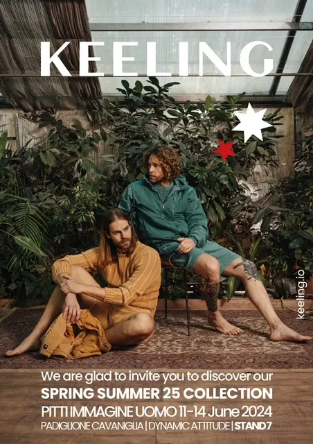 KEELING Lancia "The Mangrove Collection" al Pitti Uomo 106: Una Sinfonia di Natura e Sostenibilità