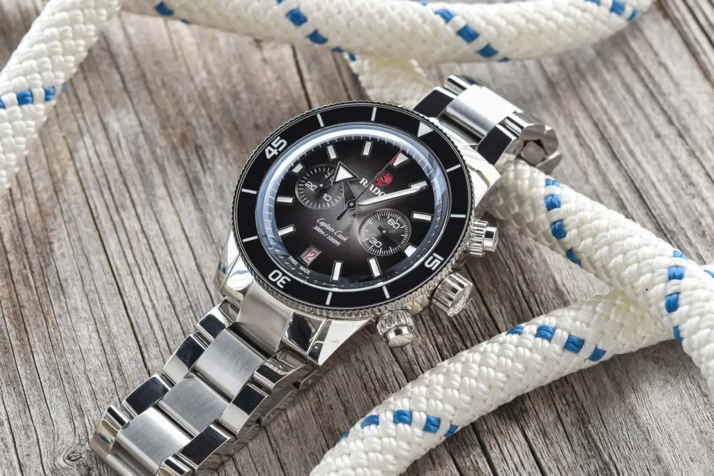 Cronografi sportivi orologi svizzeri di lusso per uomo Rado Captain Cook Chronograph