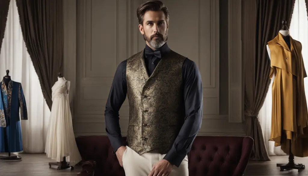 Varianti gilet in seta uomo