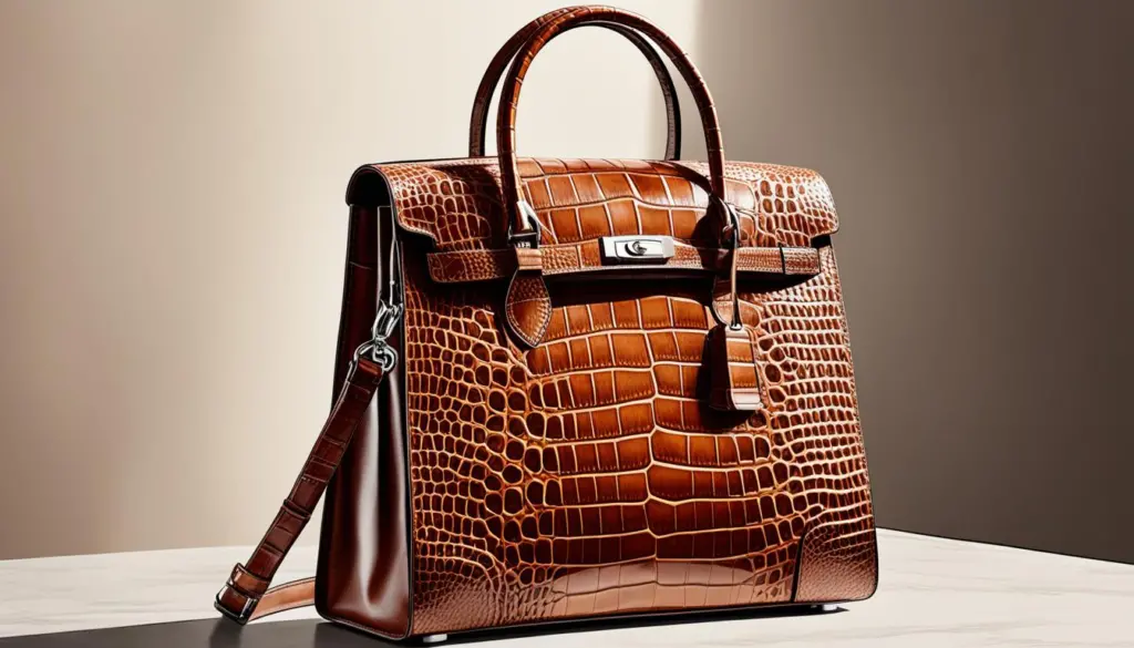 borse in pelle di coccodrillo