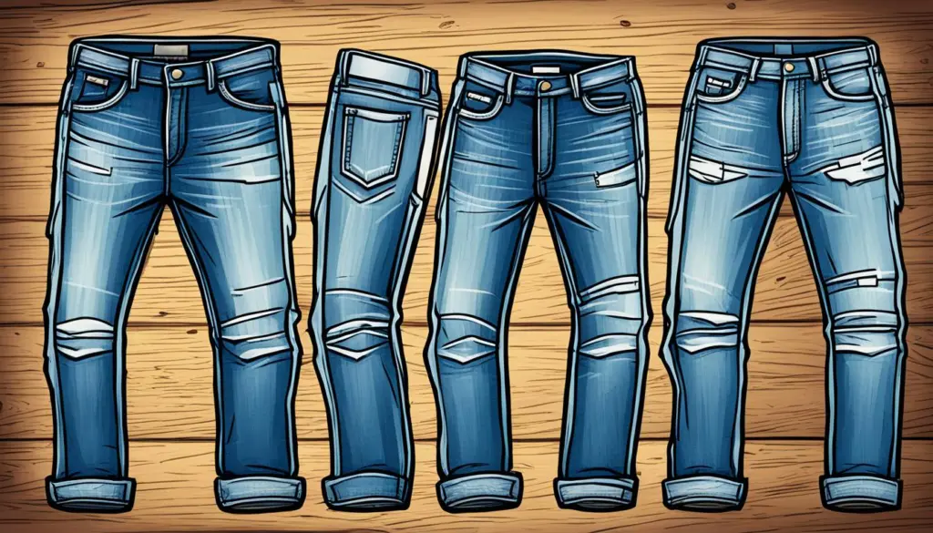 cura dei jeans da uomo