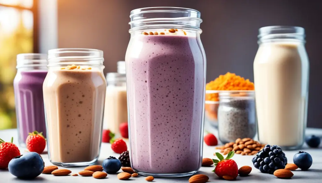 frullati proteici fatti in casa