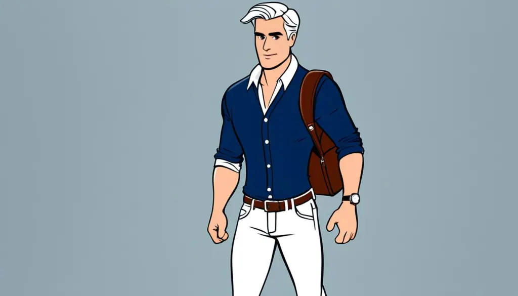 outfit uomo con jeans bianchi elegante