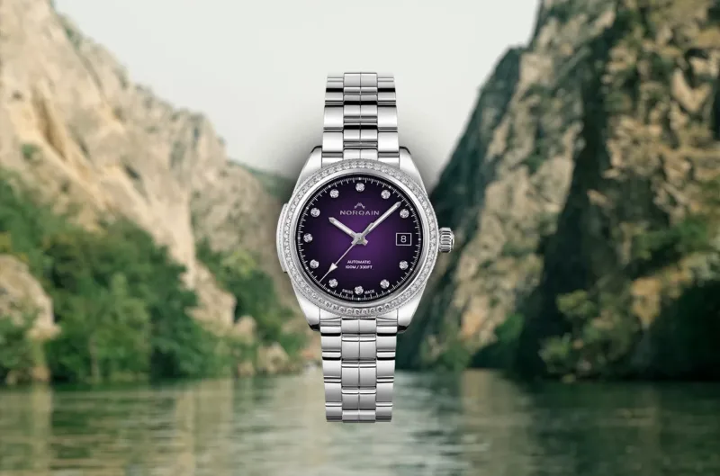 Norqain Adventure Sport 37mm Purple Gradient: Il Lusso Della Natura in Edizione Viola