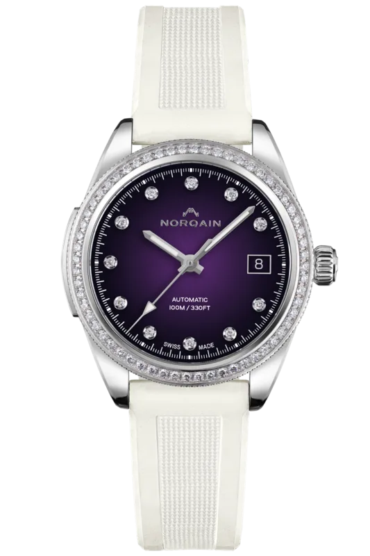 Norqain Adventure Sport 37mm Purple Gradient: Il Lusso Della Natura in Edizione Viola