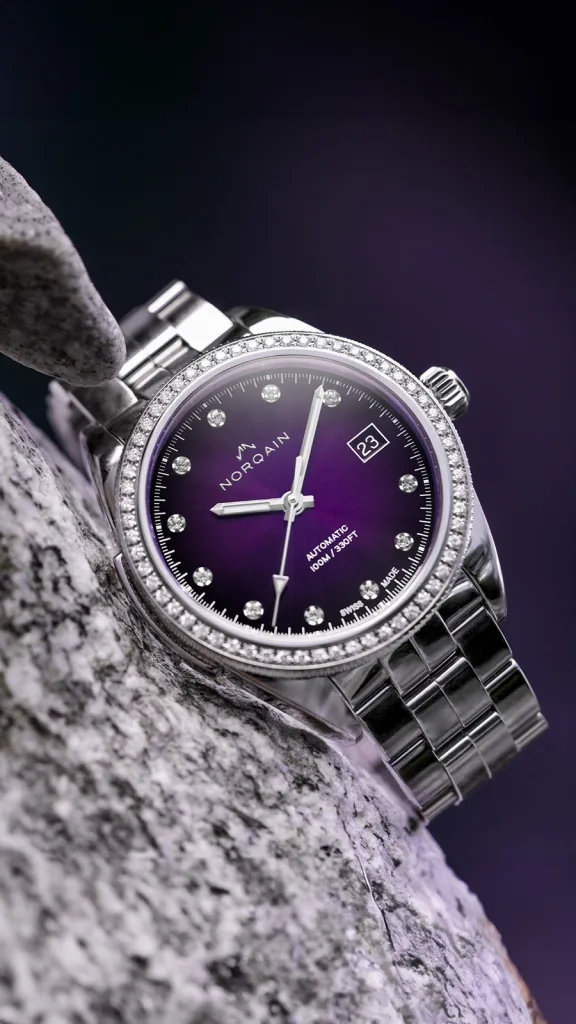 Norqain Adventure Sport 37mm Purple Gradient: Il Lusso Della Natura in Edizione Viola