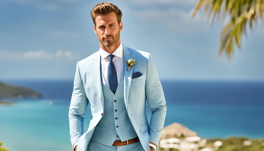 look uomo matrimonio estivo