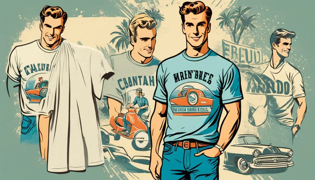 maglietta vintage da uomo