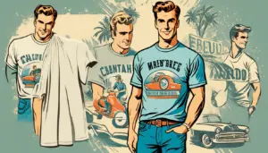 maglietta vintage da uomo