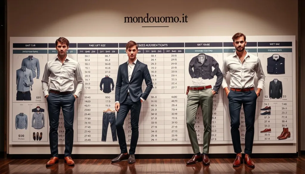 tabelle di conversione taglie