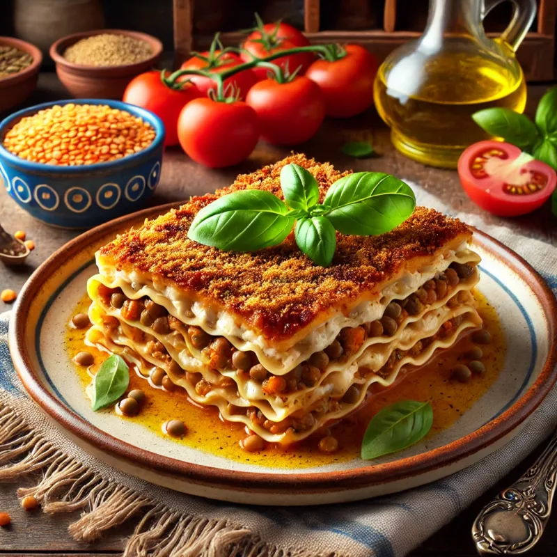 Lasagna di Carnevale Vegana e Sostenibile: Un Classico Rivisitato