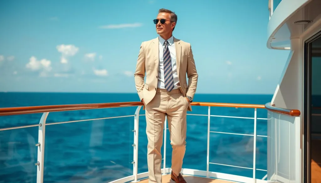 abbigliamento uomo crociera