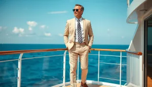 abbigliamento uomo crociera