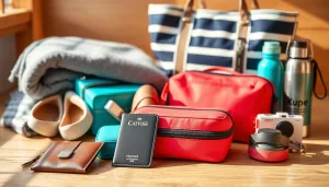accessori per un viaggio in crociera