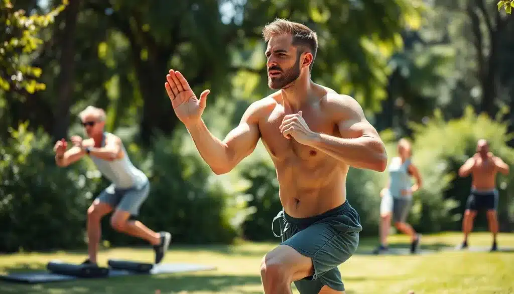 allenamento estivo uomo