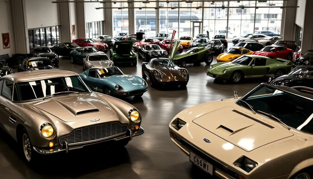 confronto auto storiche e supercar moderne
