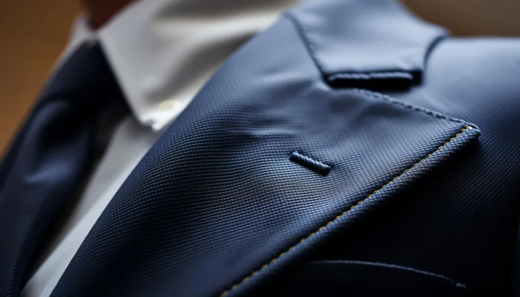 dettagli abito sartoriale