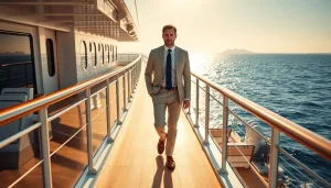moda uomo da crociera