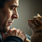 uomo gatto relazione