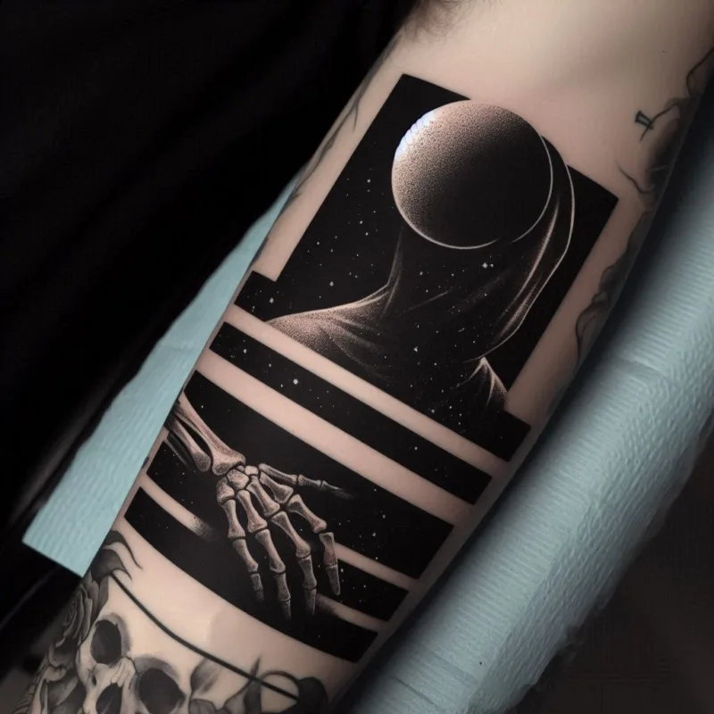 Idee Tatuaggi Per Il Braccio di Un Uomo? Suggeriamo il Blackwork