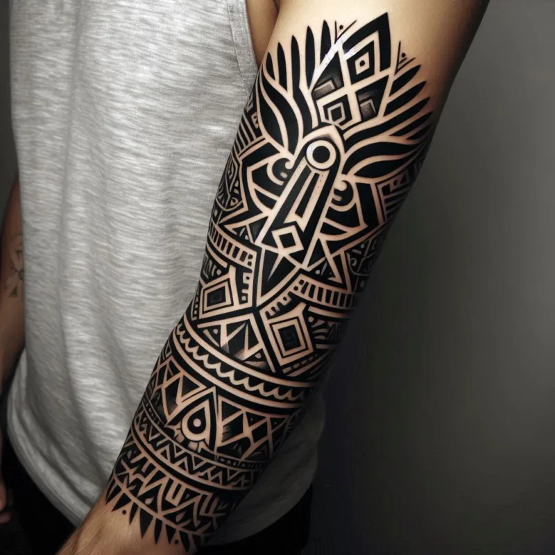 Idee Tatuaggi Per Il Braccio di Un Uomo? Suggeriamo il Blackwork